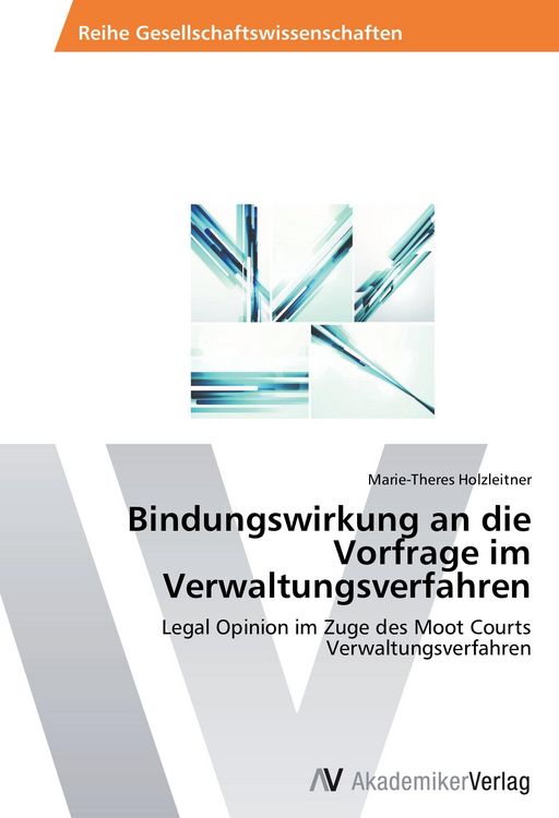 Produktbild: Bindungswirkung an die Vorfrage im Verwaltungsverfahren