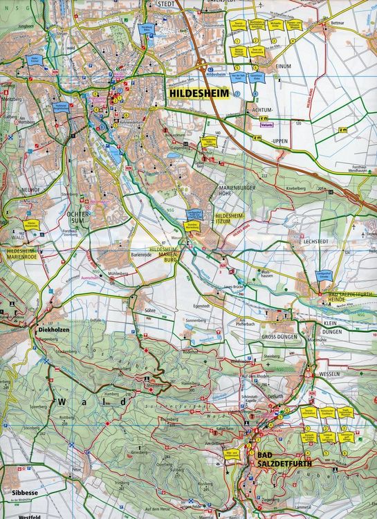 Produktbild: Hildesheim mit Leine und Innerste 1:50 000