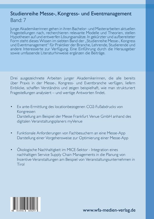 Produktbild: Services weiterdenken: App, CO2-Ermittlung und Supply Chain Management f&uuml;r Veranstaltungen