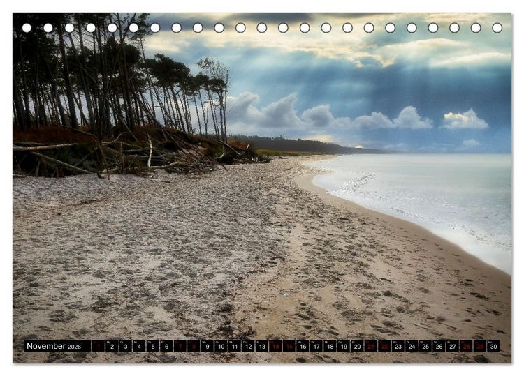 Produktbild: Fischland - Dar&szlig;- Zingst (Tischkalender 2026 DIN A5 quer), CALVENDO Monatskalender