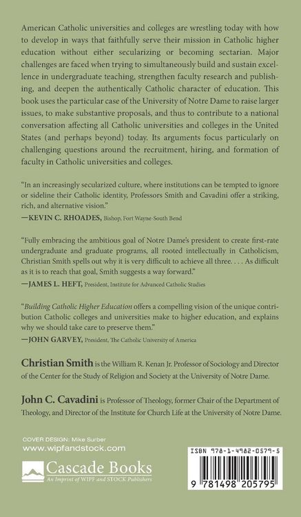 Produktbild: Building Catholic Higher Education
