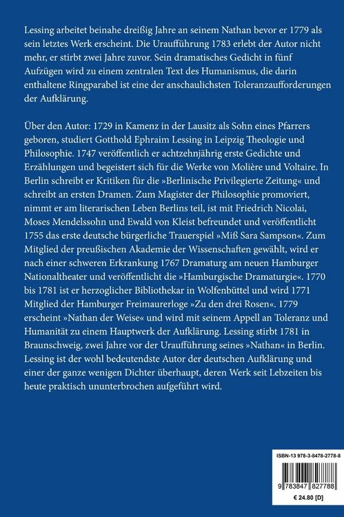Produktbild: Nathan der Weise (Gro&szlig;druck)