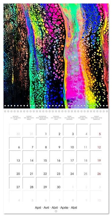 Produktbild: Your year full of rainbows by Katharina Stachanczyk (Wall Calendar 2026 12 &times; 12 Inch) CALVENDO 12 Month Wall Calendar
