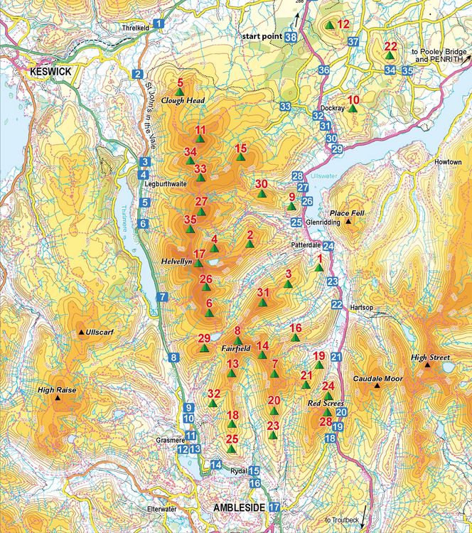 Produktbild: Walking the Lake District Fells - Patterdale