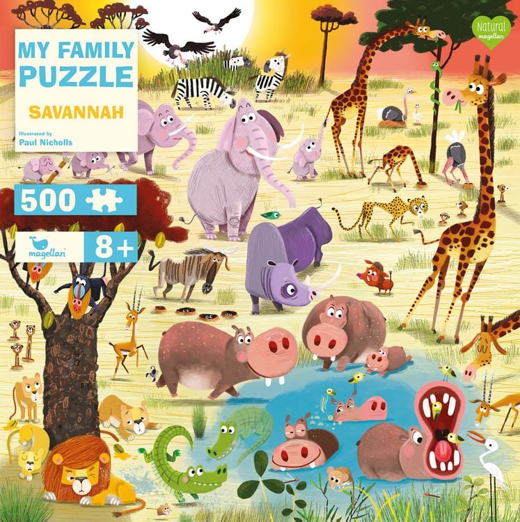 Produktbild: My Family Puzzle - Savannah
