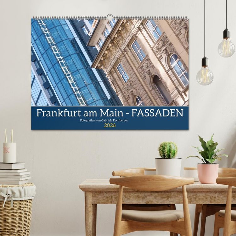Produktbild: Frankfurt am Main - Fassaden (Wandkalender 2026 DIN A2 quer), CALVENDO Monatskalender