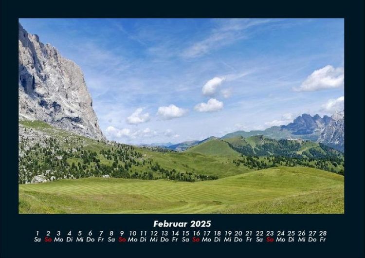 Produktbild: Berge 2025 Fotokalender DIN A4