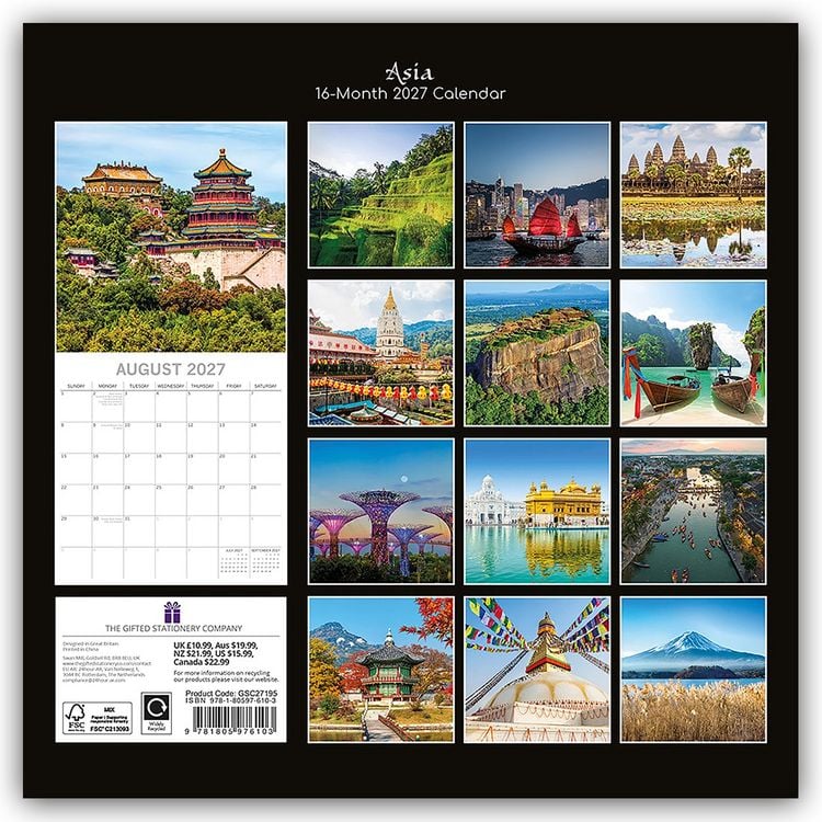 Produktbild: Asia &ndash; Asien 2027 &ndash; 16-Monatskalender