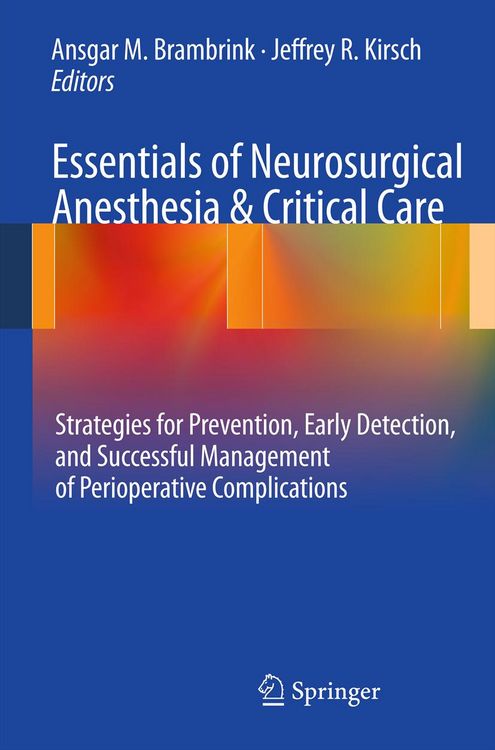 Produktbild: Essentials of Neurosurgical Anesthesia & Critical Care