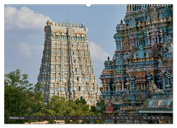 Produktbild: Indiens Tempel und Pal&auml;ste (Wandkalender 2026 DIN A2 quer), CALVENDO Monatskalender