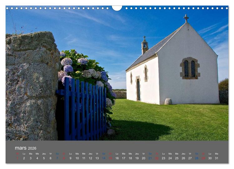 Produktbild: COULEURS d'OUESSANT (Calendrier mural 2026 DIN A3 vertical), CALVENDO calendrier mensuel