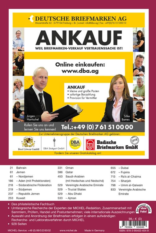 Produktbild: S&uuml;d- und Zentralarabien 2022/2023