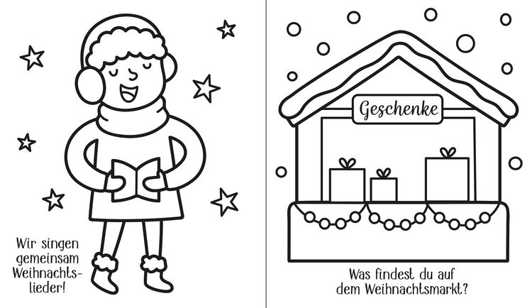 Produktbild: Kleine Kreativ-Werkstatt - Ganz einfach ganz viel ausmalen: Weihnachtszeit