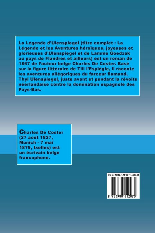 Produktbild: La L&eacute;gende d'Ulenspiegel