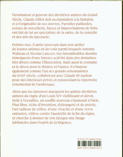 Produktbild: Claude Gillot, 1673-1722 : com&eacute;dies, fables & arabesques