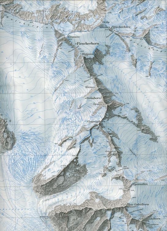 Produktbild: Swisstopo 1 : 25 000 Finsteraarhorn