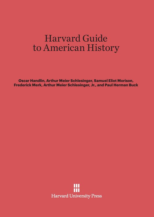 Produktbild: Harvard Guide to American History