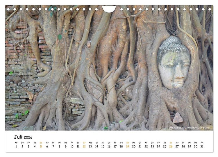 Produktbild: Bezauberndes Asien 2026 (Wandkalender 2026 DIN A4 quer), CALVENDO Monatskalender