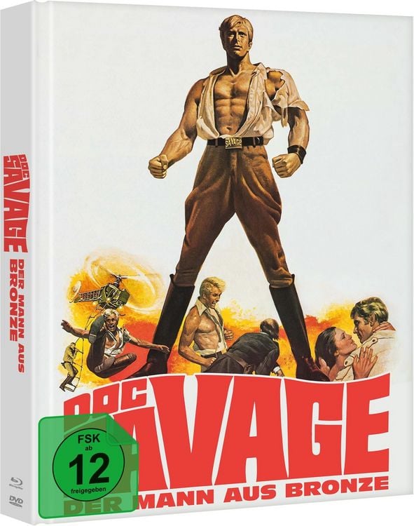 Produktbild: Doc Savage - Der Mann aus Bronze - Mediabook (Blu-ray+DVD)