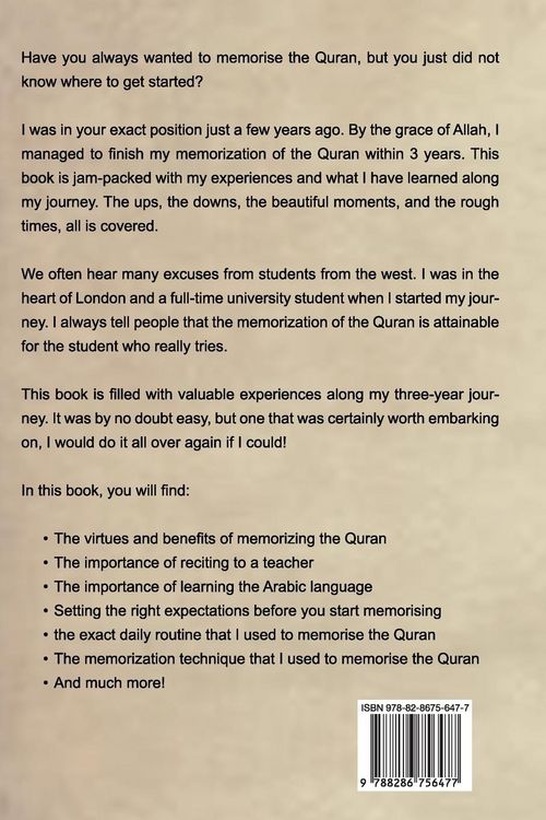 Produktbild: How I Memorized The Quran In 3 Years, And How You Can Too