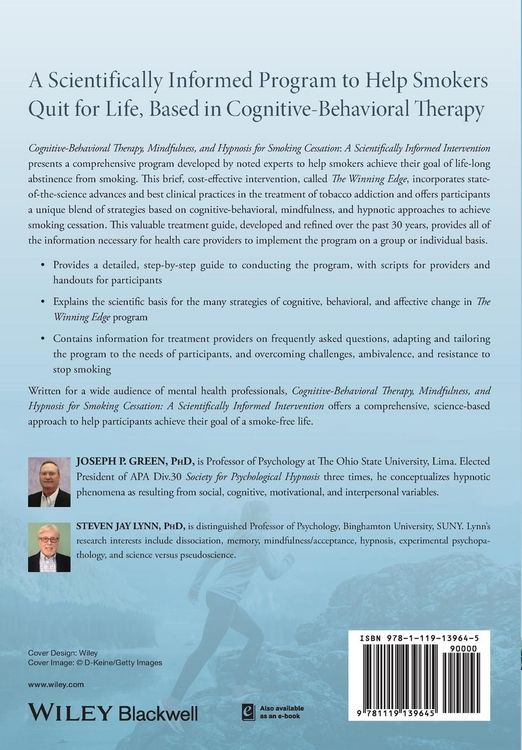 Produktbild: Cognitive-Behavioral Therapy, Mindfulness, and Hypnosis for Smoking Cessation