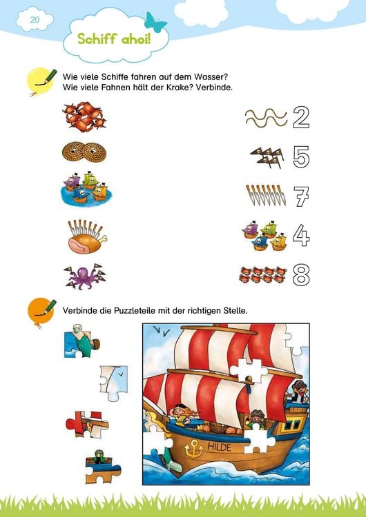 Produktbild: Klett Mein gro&szlig;es buntes Vorschul-Buch