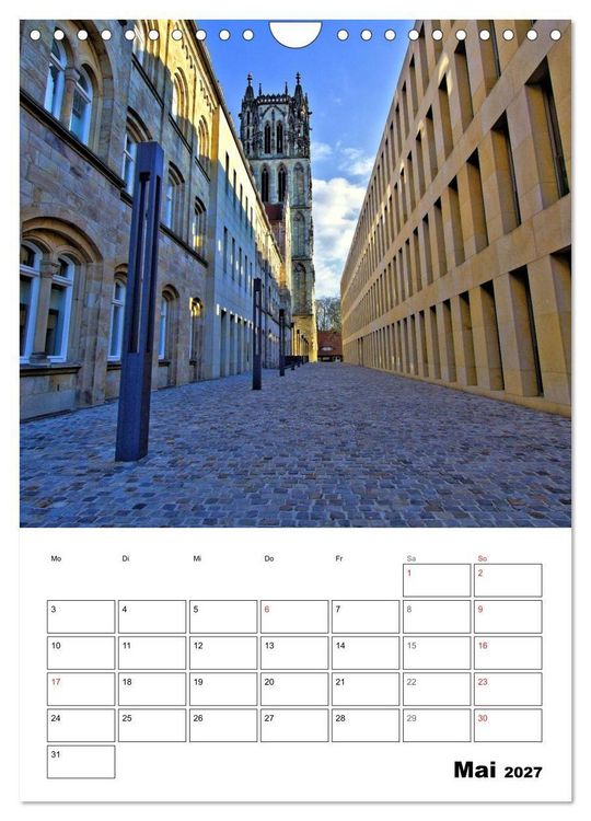 Produktbild: M&uuml;nster entdecken (Wandkalender 2027 DIN A4 hoch), CALVENDO Monatskalender