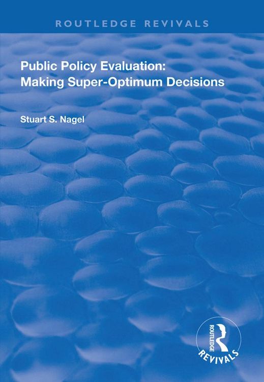 Produktbild: Public Policy Evaluation