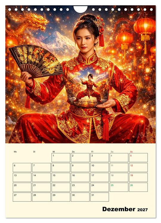 Produktbild: Seele des Kriegers (Wandkalender 2027 DIN A4 hoch), CALVENDO Monatskalender