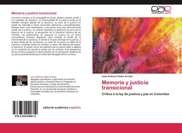 Produktbild: Memoria y justicia transicional
