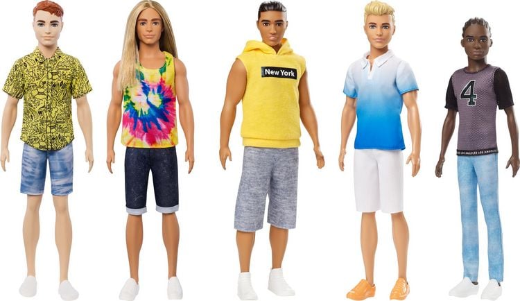 Produktbild: Barbie Fashionista Ken Puppe im Hawaii-Muster Outfit