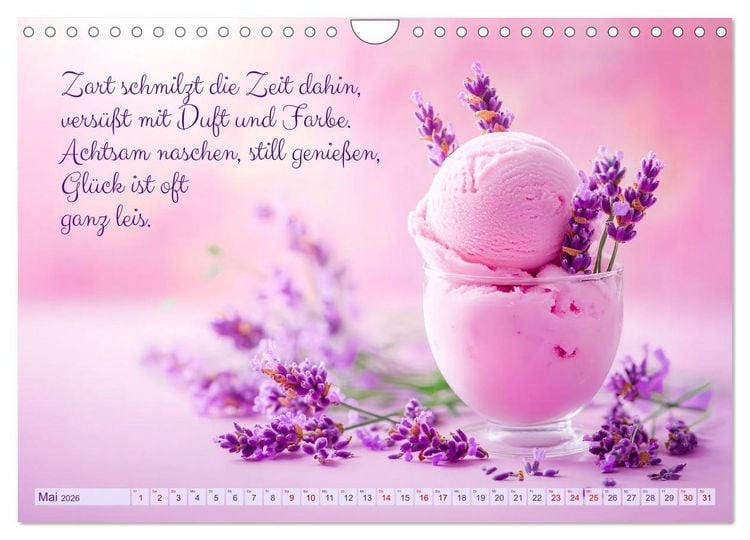 Produktbild: Im Duft des Lavendels - Mit Achtsamkeit durchs Leben (Wandkalender 2026 DIN A4 quer), CALVENDO Monatskalender