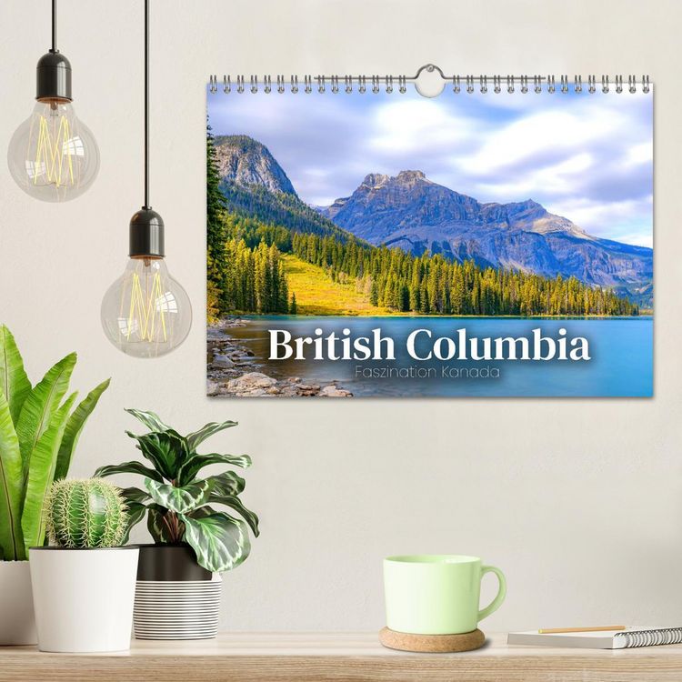 Produktbild: British Columbia - Faszination Kanada (Wandkalender 2026 DIN A4 quer), CALVENDO Monatskalender