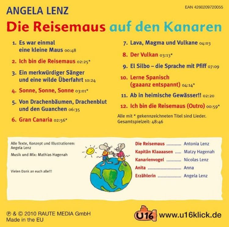 Produktbild: Lenz, A: Reisemaus Auf Den Kanaren