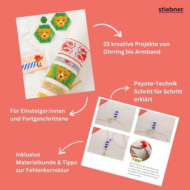 Produktbild: Perlen weben Schritt f&uuml;r Schritt