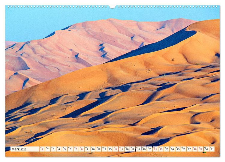 Produktbild: Rub al-Chali Oman (Wandkalender 2026 DIN A2 quer), CALVENDO Monatskalender