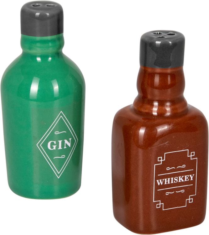 Produktbild: Salz- & Pfefferstreuer WHISKEY&GIN - Urban&Gray