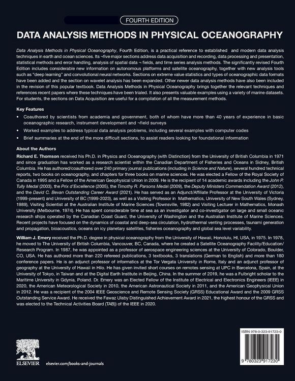 Produktbild: Data Analysis Methods in Physical Oceanography