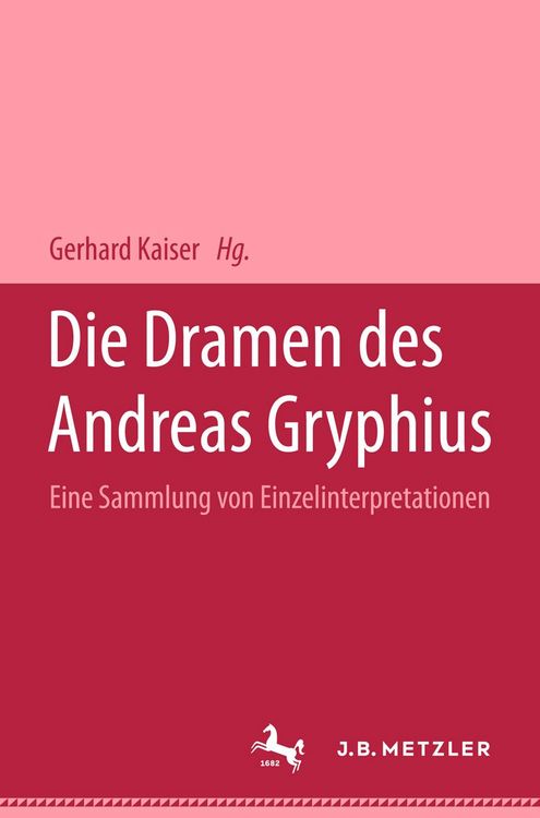 Produktbild: Die Dramen des Andreas Gryphius