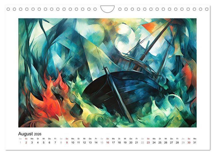 Produktbild: Unterwasserwelt, bunt und wundersch&ouml;n (Wandkalender 2026 DIN A4 quer), CALVENDO Monatskalender