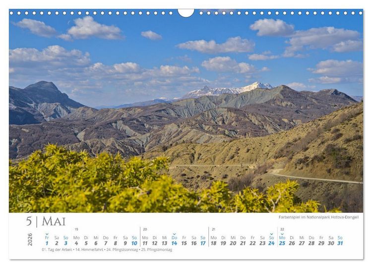 Produktbild: Albanien - wild, authentisch, abenteuerlich (Wandkalender 2026 DIN A3 quer), CALVENDO Monatskalender