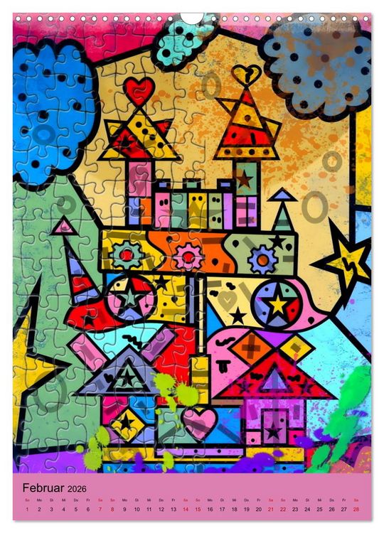 Produktbild: Puzzleteile (Wandkalender 2026 DIN A3 hoch), CALVENDO Monatskalender