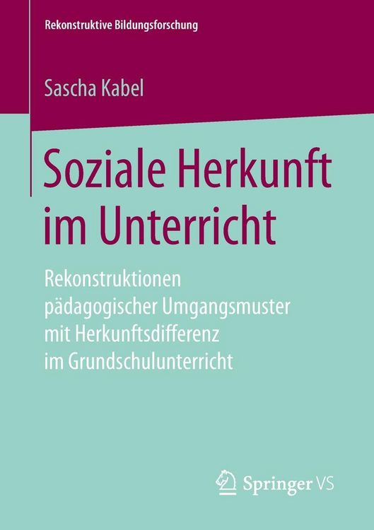 Produktbild: Soziale Herkunft im Unterricht
