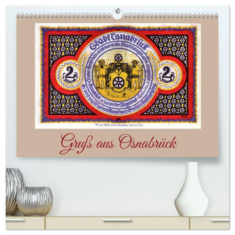 Produktbild: Gru&szlig; aus Osnabr&uuml;ck (hochwertiger Premium Wandkalender 2026 DIN A2 quer), Kunstdruck in Hochglanz