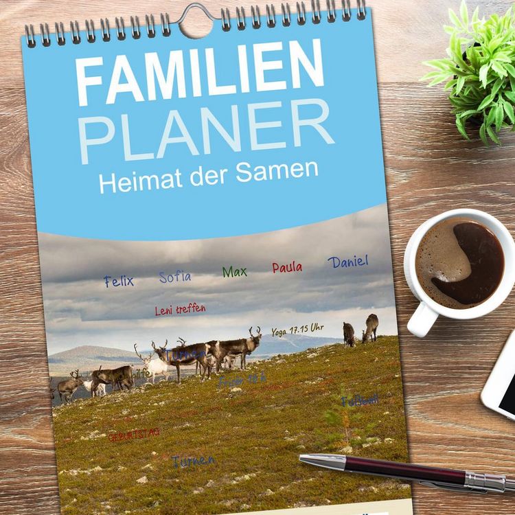 Produktbild: Familienplaner 2026 - Heimat der Samen mit 5 Spalten (Wandkalender, 21 x 45 cm) CALVENDO