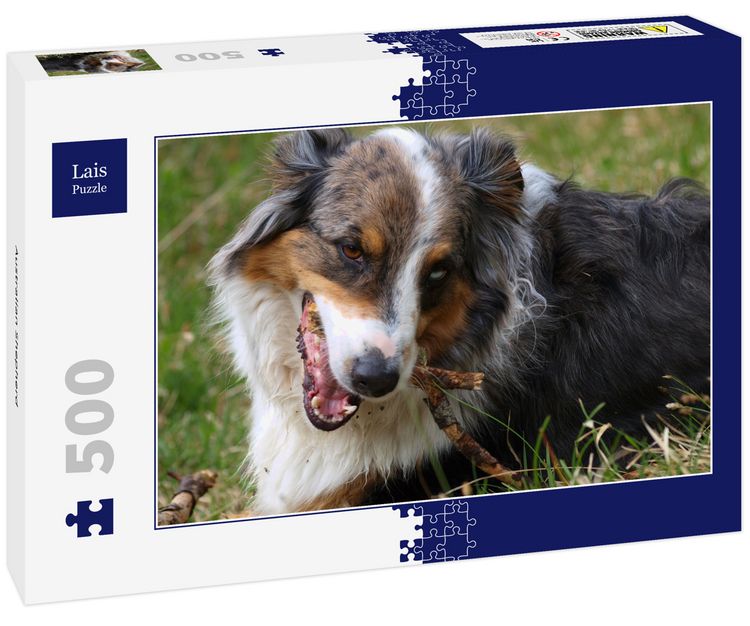 Produktbild: Lais Puzzle Australian Shepherd 500 Teile