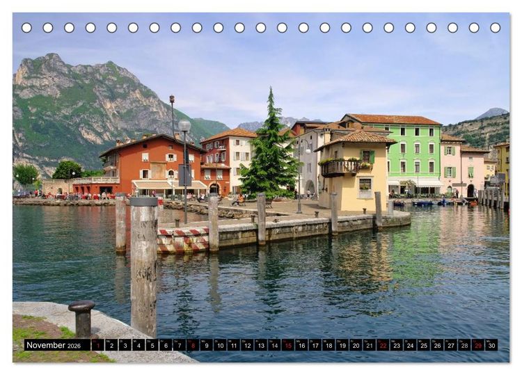 Produktbild: Gardasee (Tischkalender 2026 DIN A5 quer), CALVENDO Monatskalender
