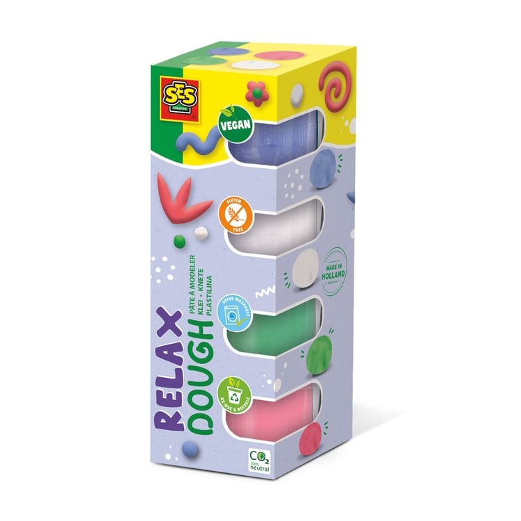 Produktbild: SES CREATIVE Knete Feel good Relax 4x90g