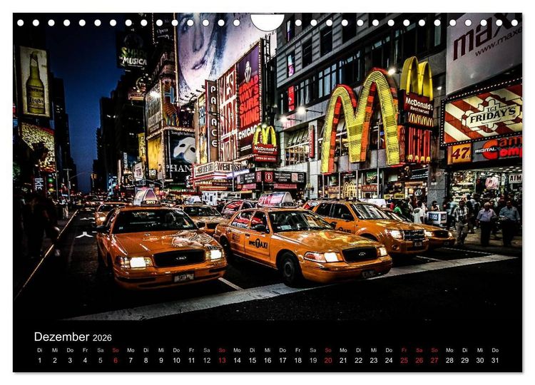 Produktbild: New York feeling (Wandkalender 2026 DIN A4 quer), CALVENDO Monatskalender