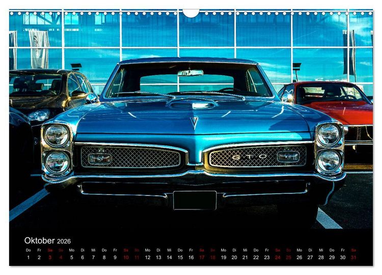Produktbild: American Automobile (Wandkalender 2026 DIN A3 quer), CALVENDO Monatskalender